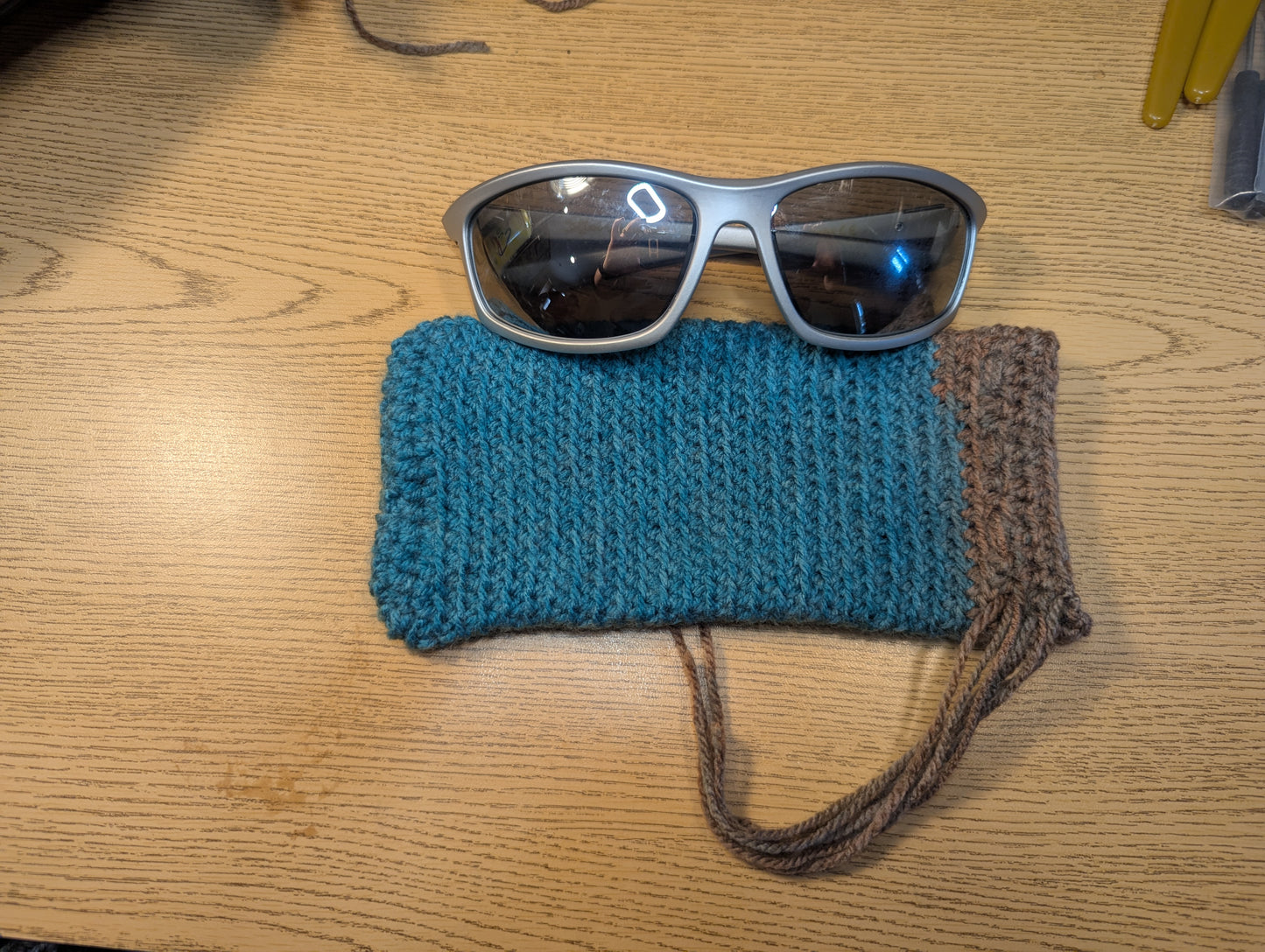 Crochet Glasses Case Drawstring Sunglasses