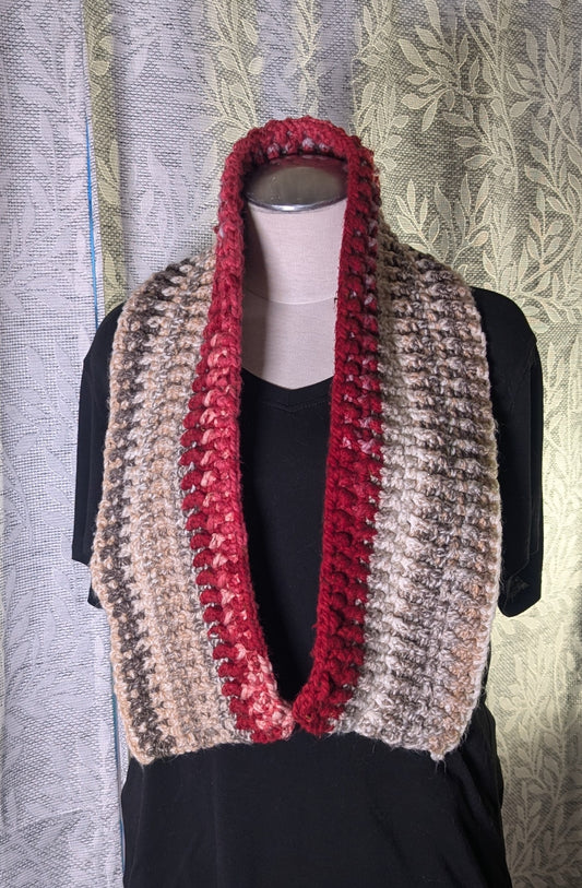 Crochet Chunky Scarf Handmade