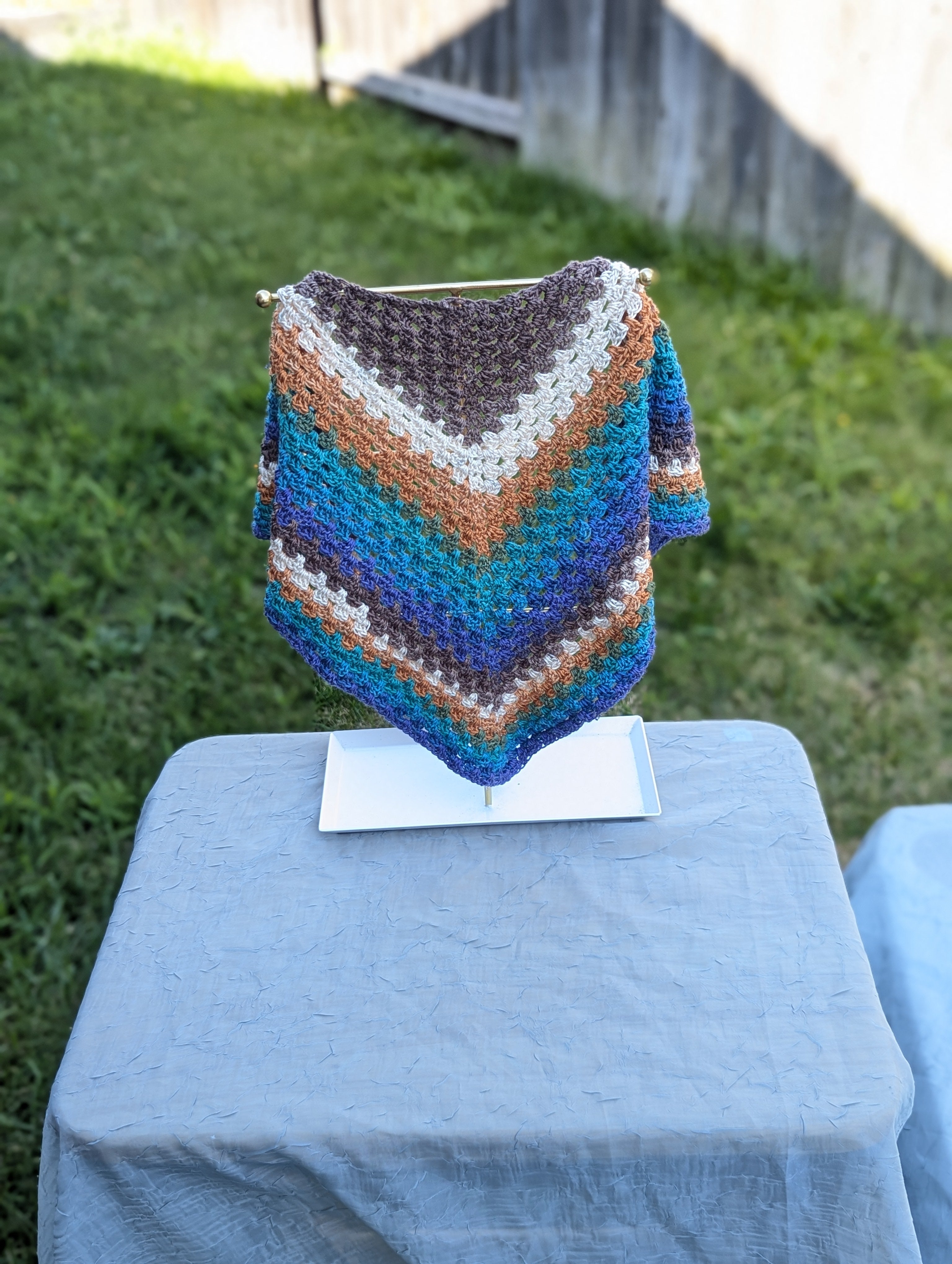 Crochet Neckerchief-Scarf-Handmade