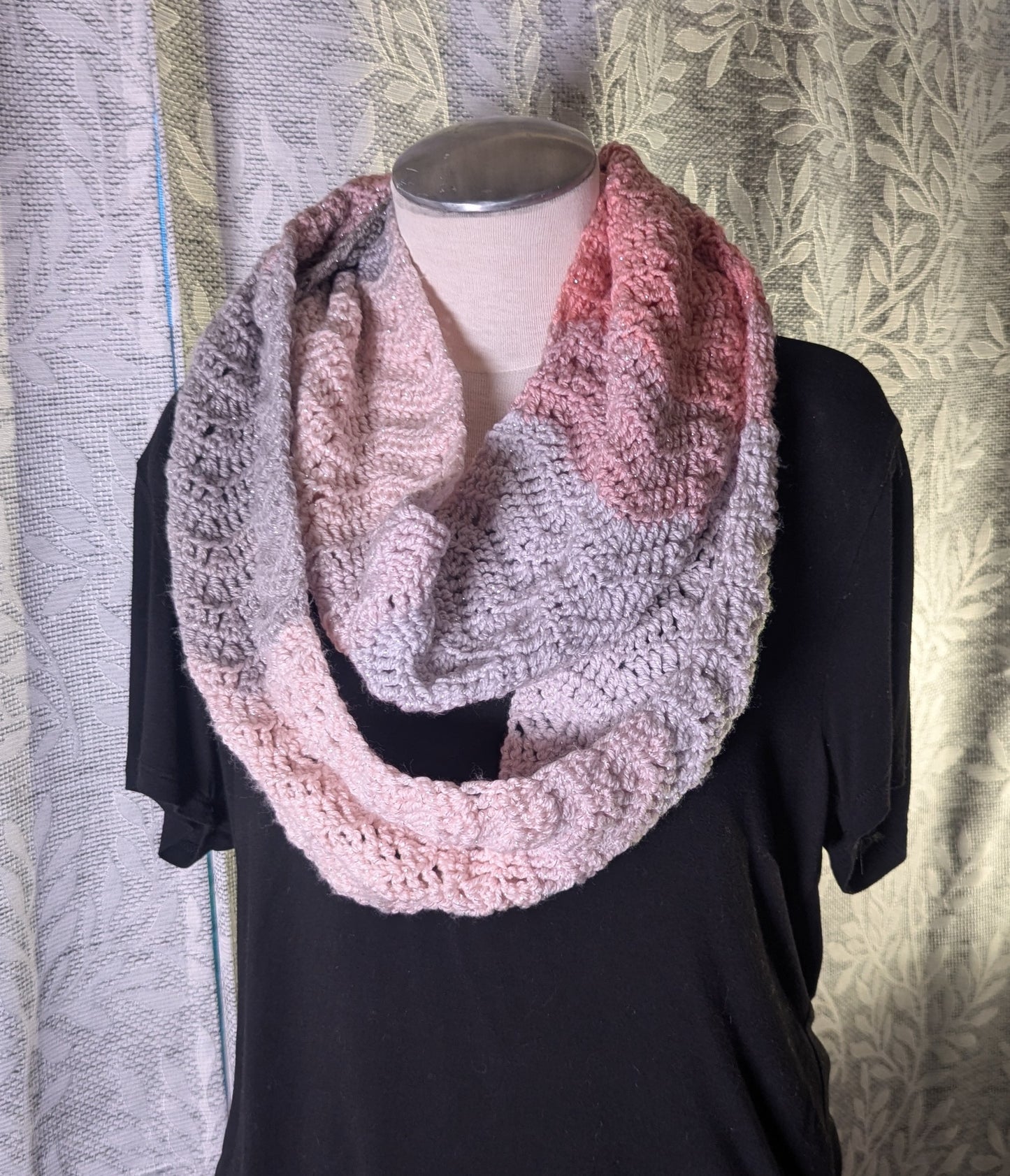 Crochet Scarf Extra Long Handmade