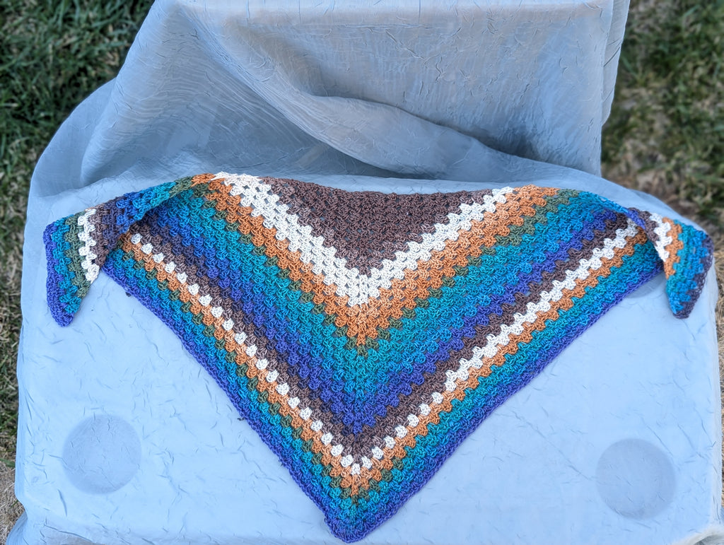 Crochet Neckerchief-Scarf-Handmade