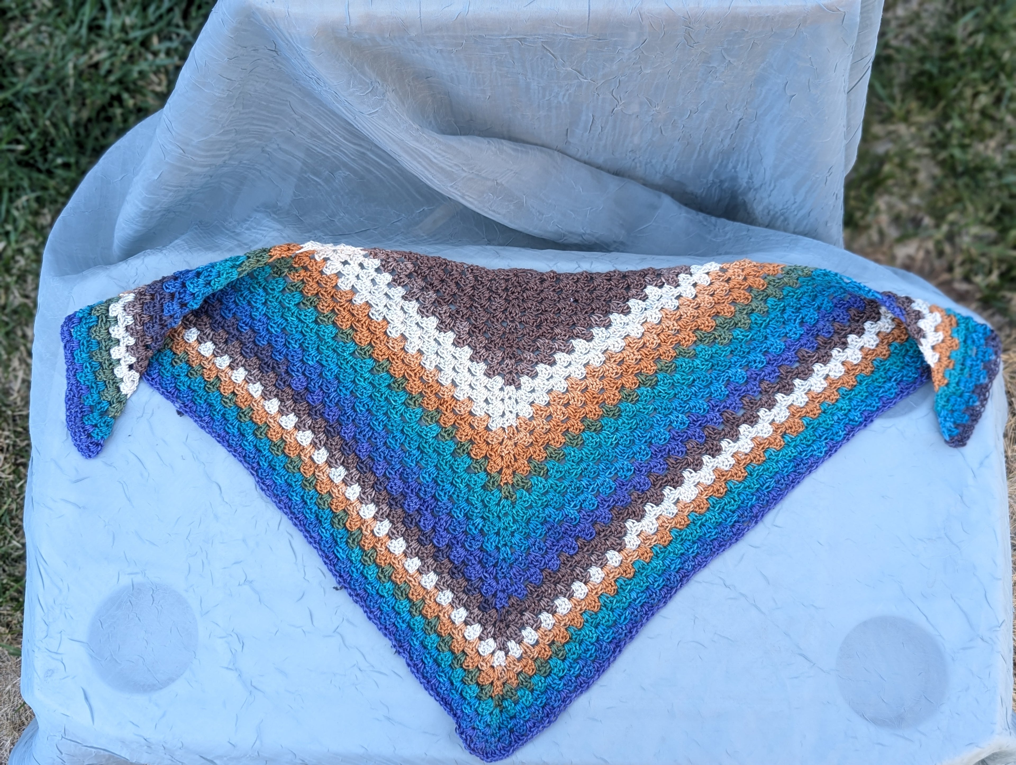 Crochet Neckerchief-Scarf-Handmade