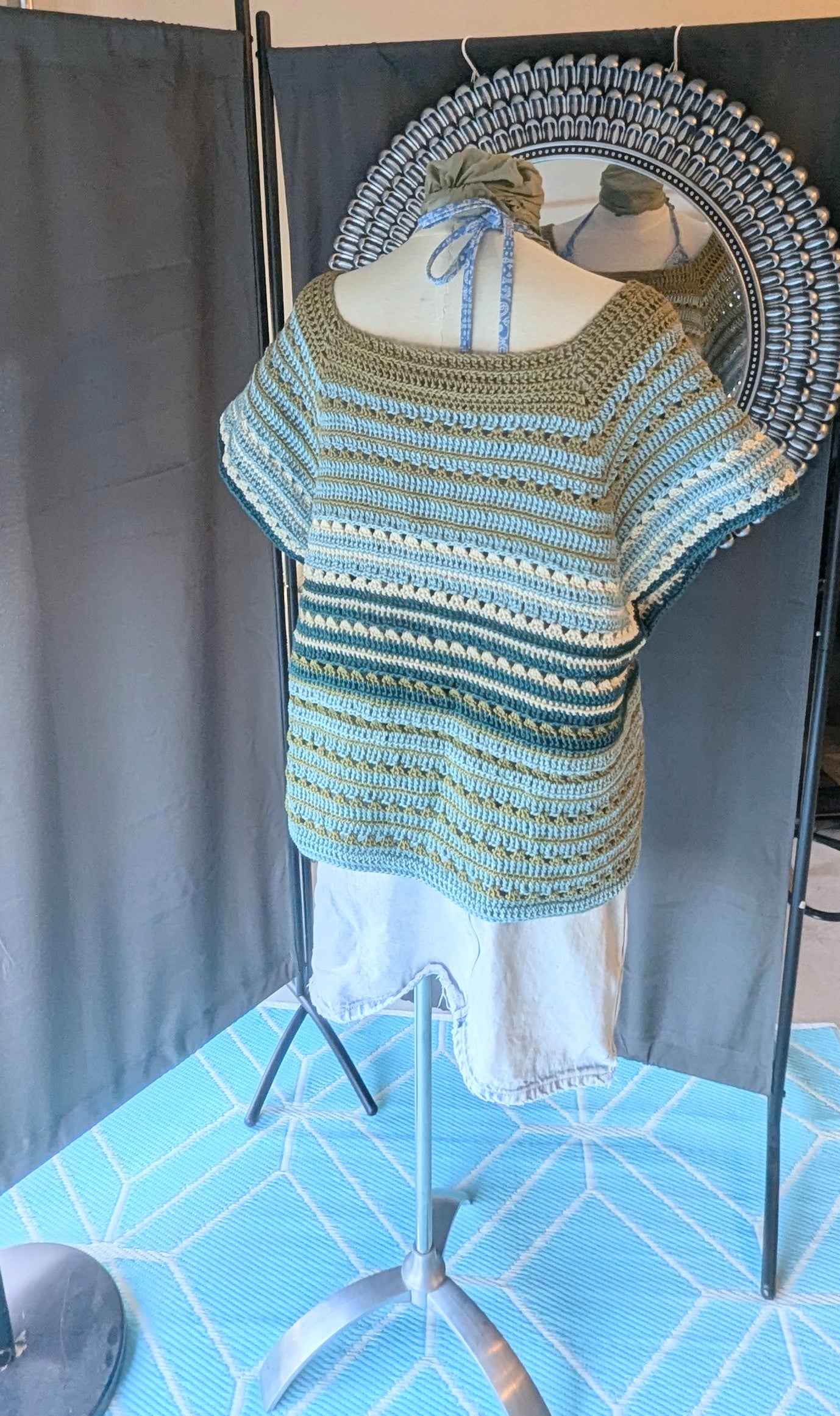 Cotton Summer Top "Seabreeze"