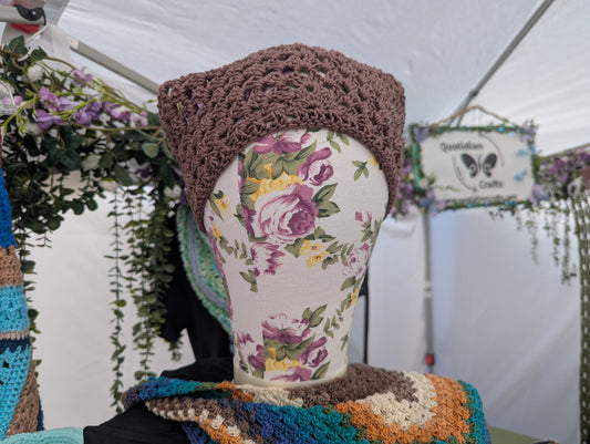 Cotton Crochet Bandana Solid Color