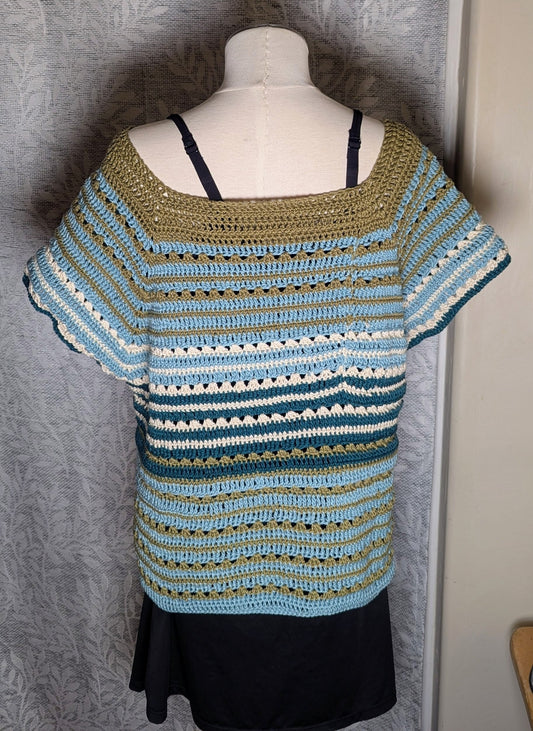 Cotton Summer Top "Seabreeze"