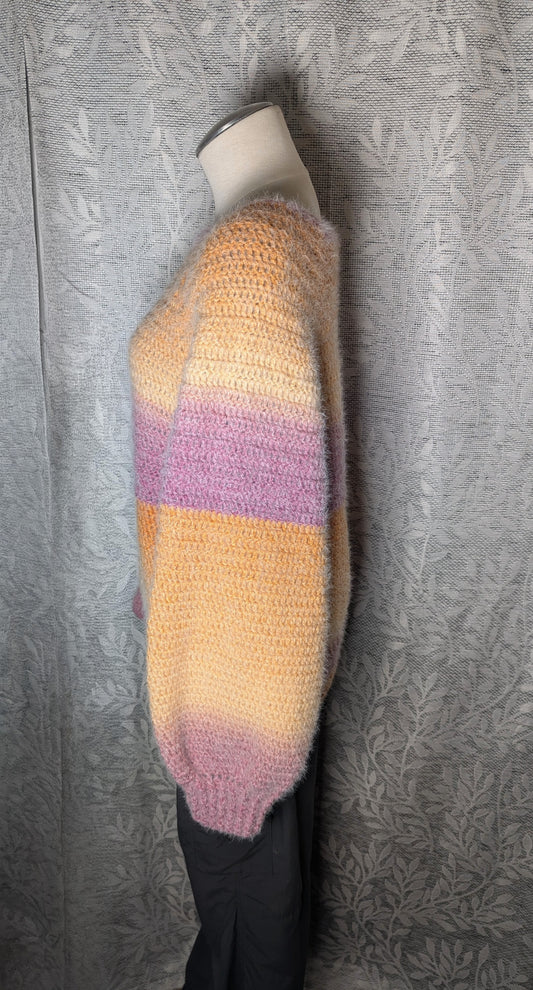 Crochet Sweater "Peachy Keen"