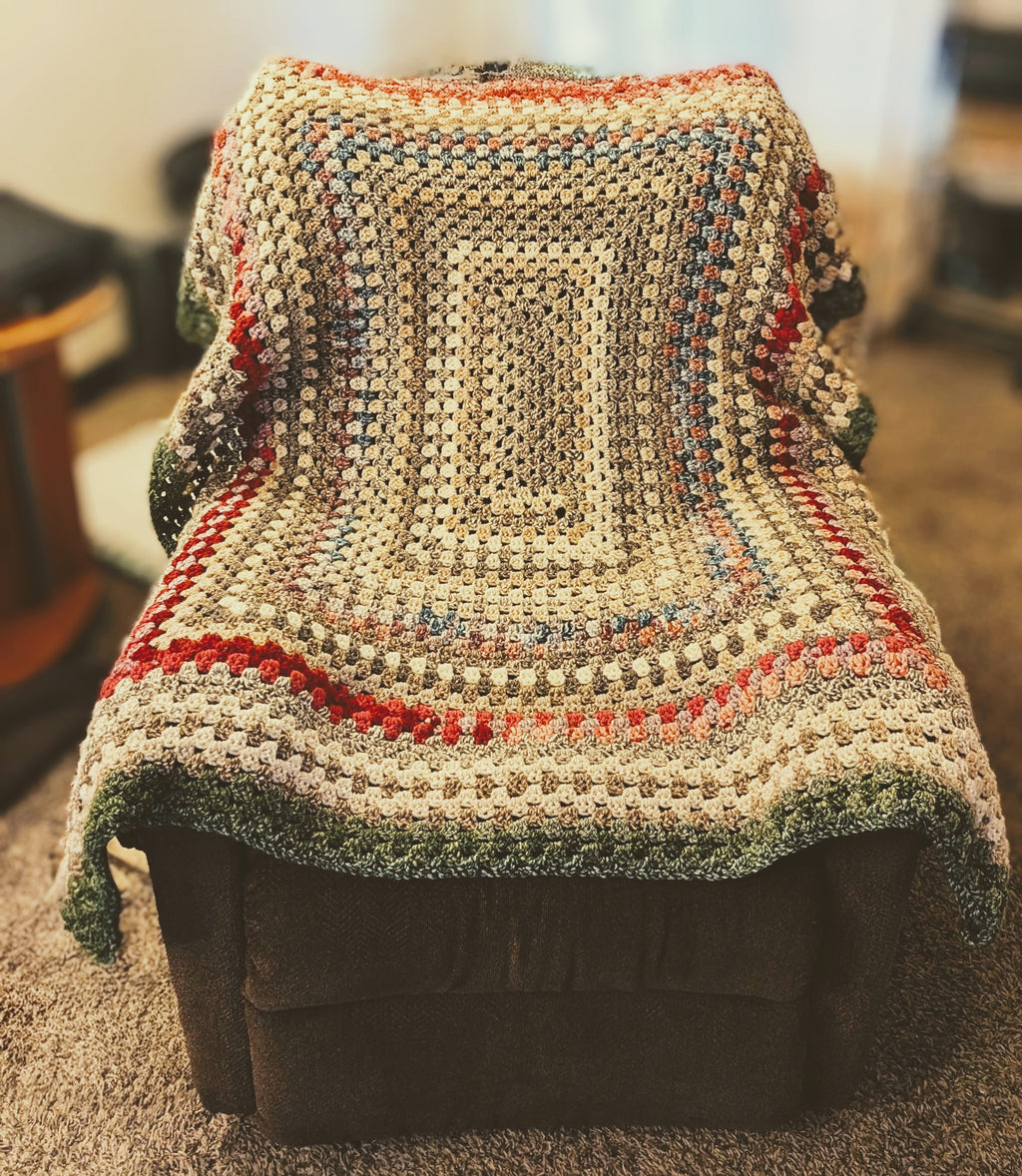 Crochet Blanket Heavy Handmade