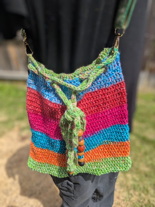 Crochet Tote Bag - Handmade