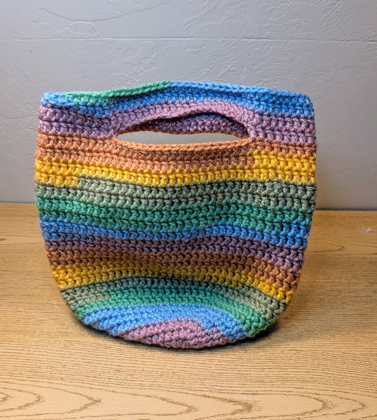 Crochet Handbag Small Tote Handmade