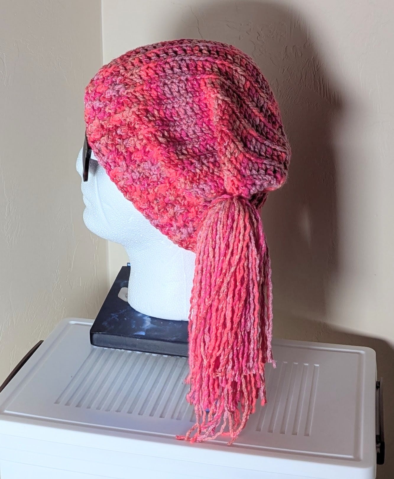 Square Tassel Crochet Hat Galactic Fragle