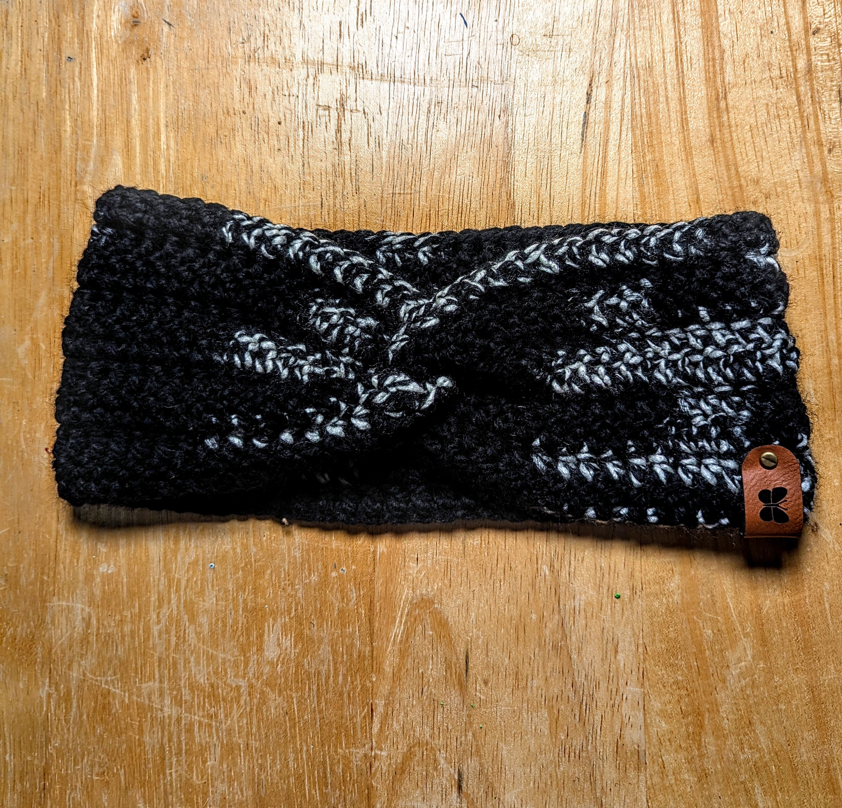 Crochet Beanie Hat/Headband Set