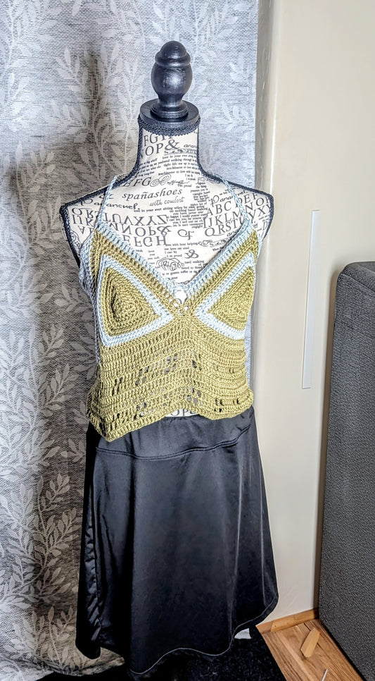 Crochet Cotton Bralette "Gaia"