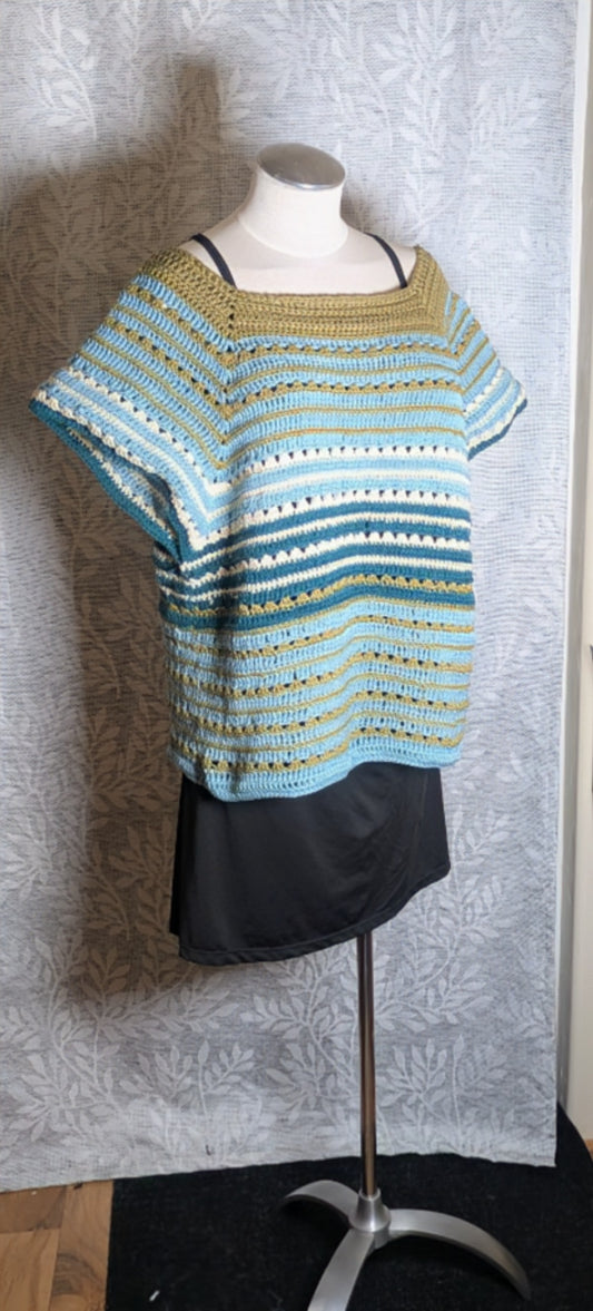Cotton Summer Top "Seabreeze"