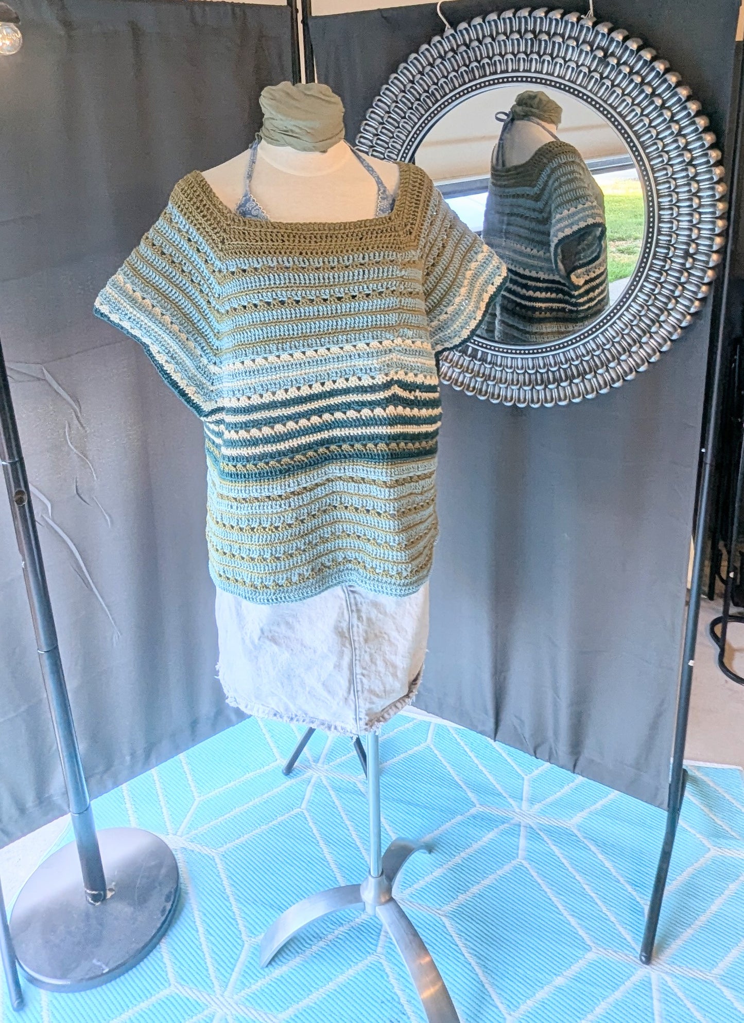 Cotton Summer Top "Seabreeze"