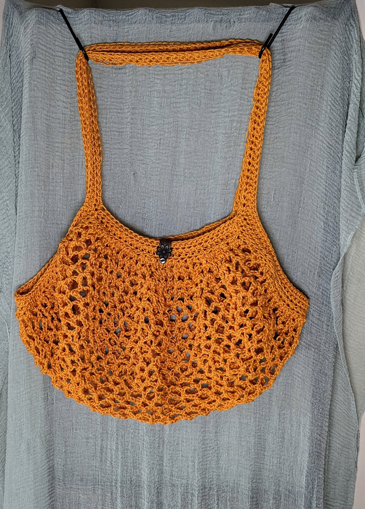 French Market Bag Crochet Handmade