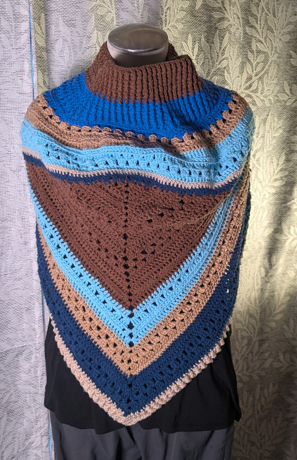 Crochet Wrap Scarf Handmade