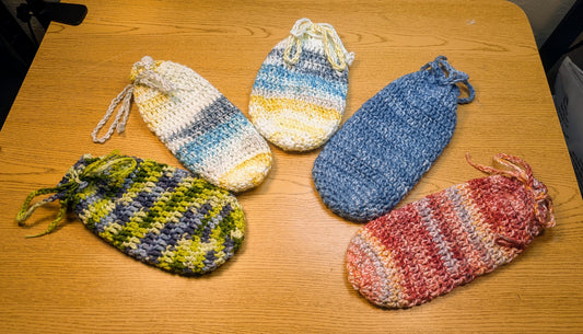 Crochet Cotton Soap Saver Scrubber
