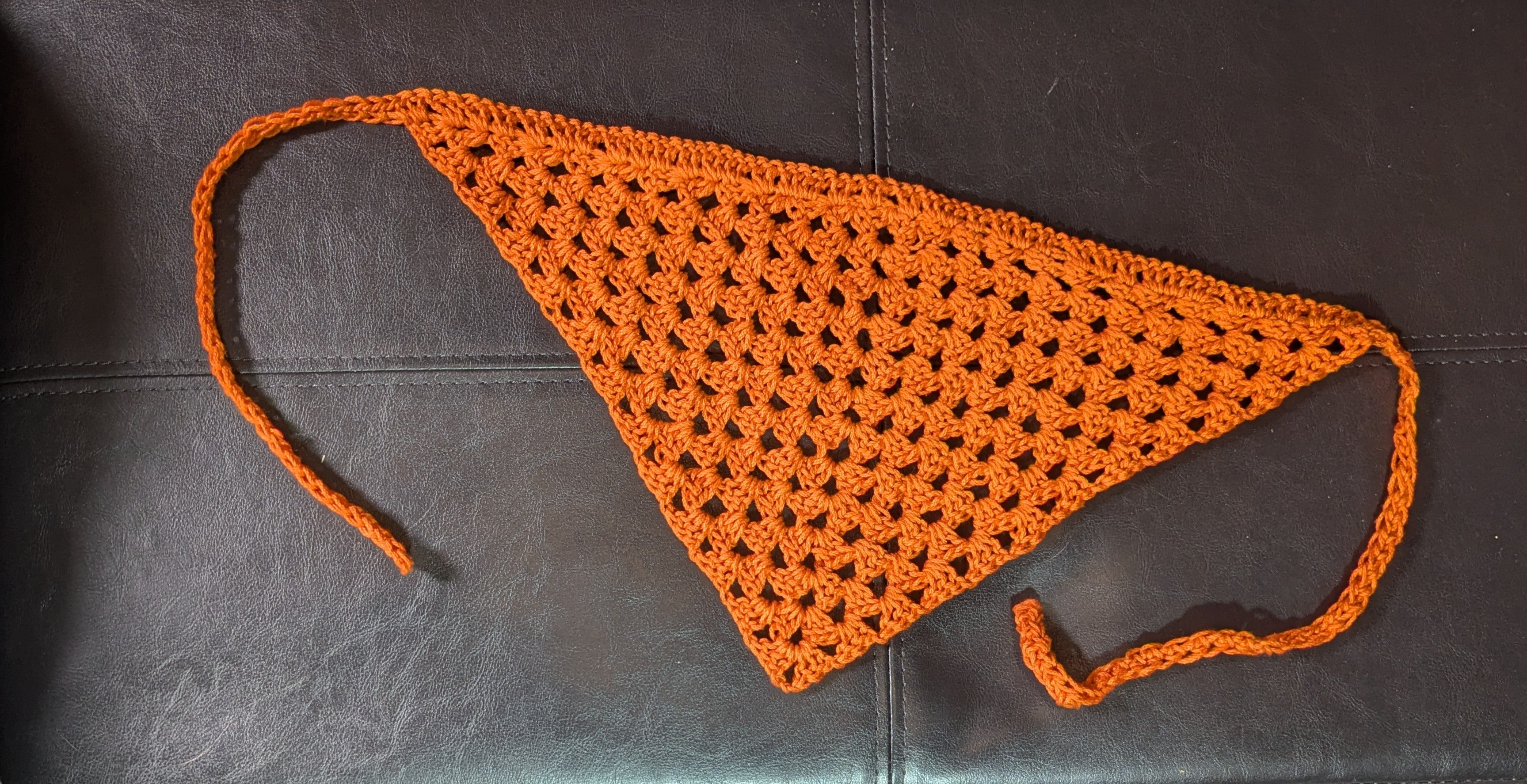 Cotton Crochet Bandana Solid Color