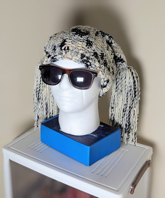 Square Tassel Crochet Hat Galactic Fragle